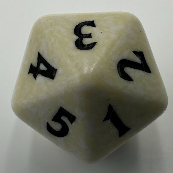 Magic The Gathering Future Sight White D20 Spindown Die - Picture 3 of 6